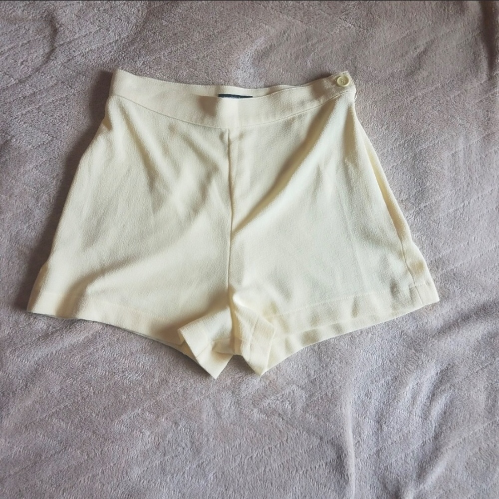 American Apparel Crepe High Waist Shorts